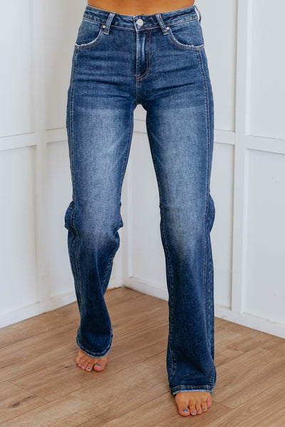 Calina Risen Jeans - Dark Wash