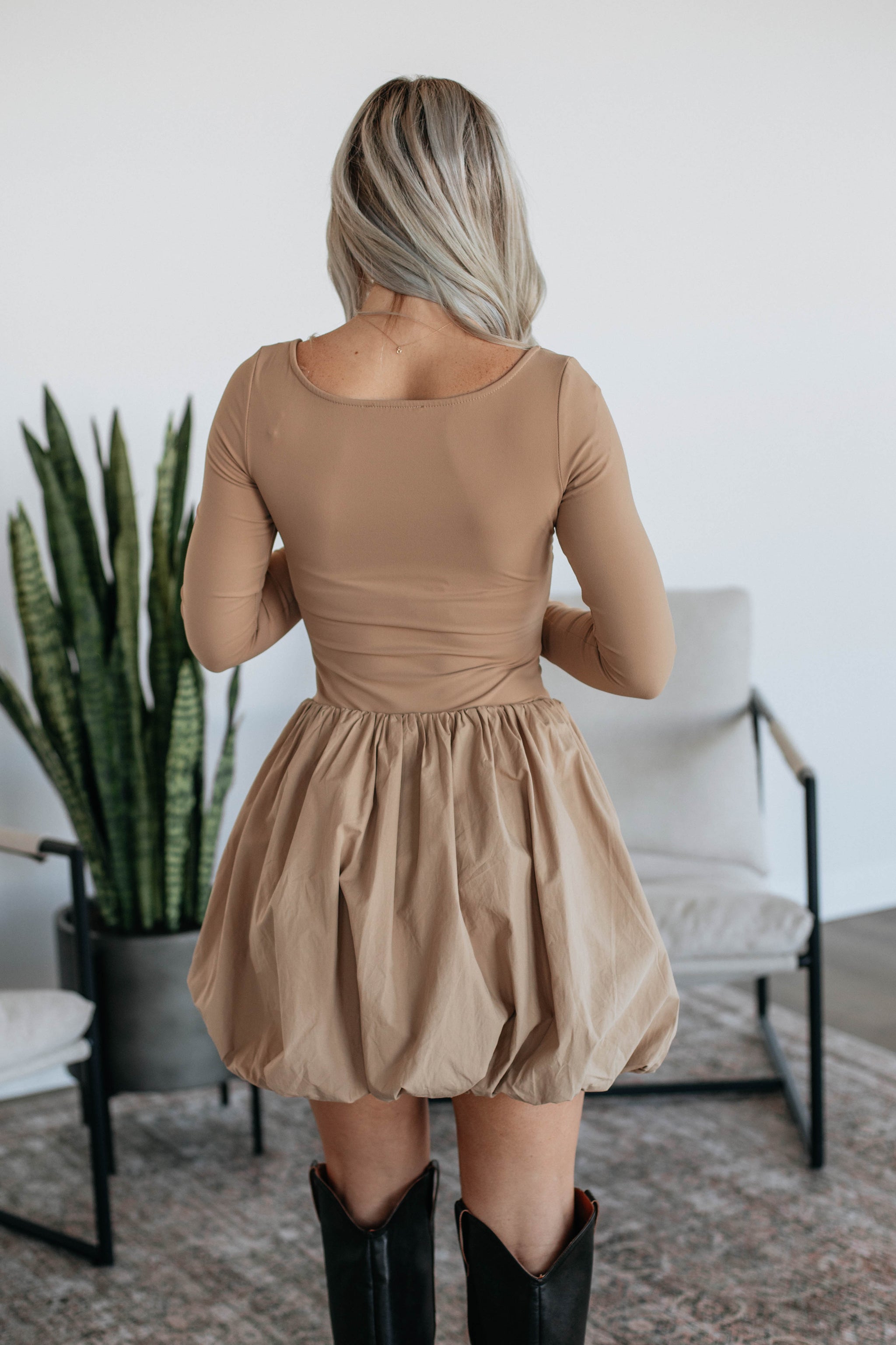 Call It Fate Dress - Camel