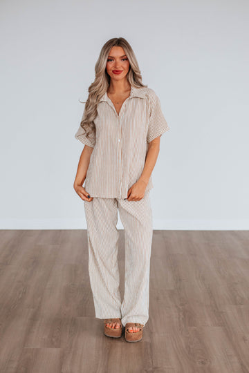 Calliope Two-Piece Set - Tan Mix