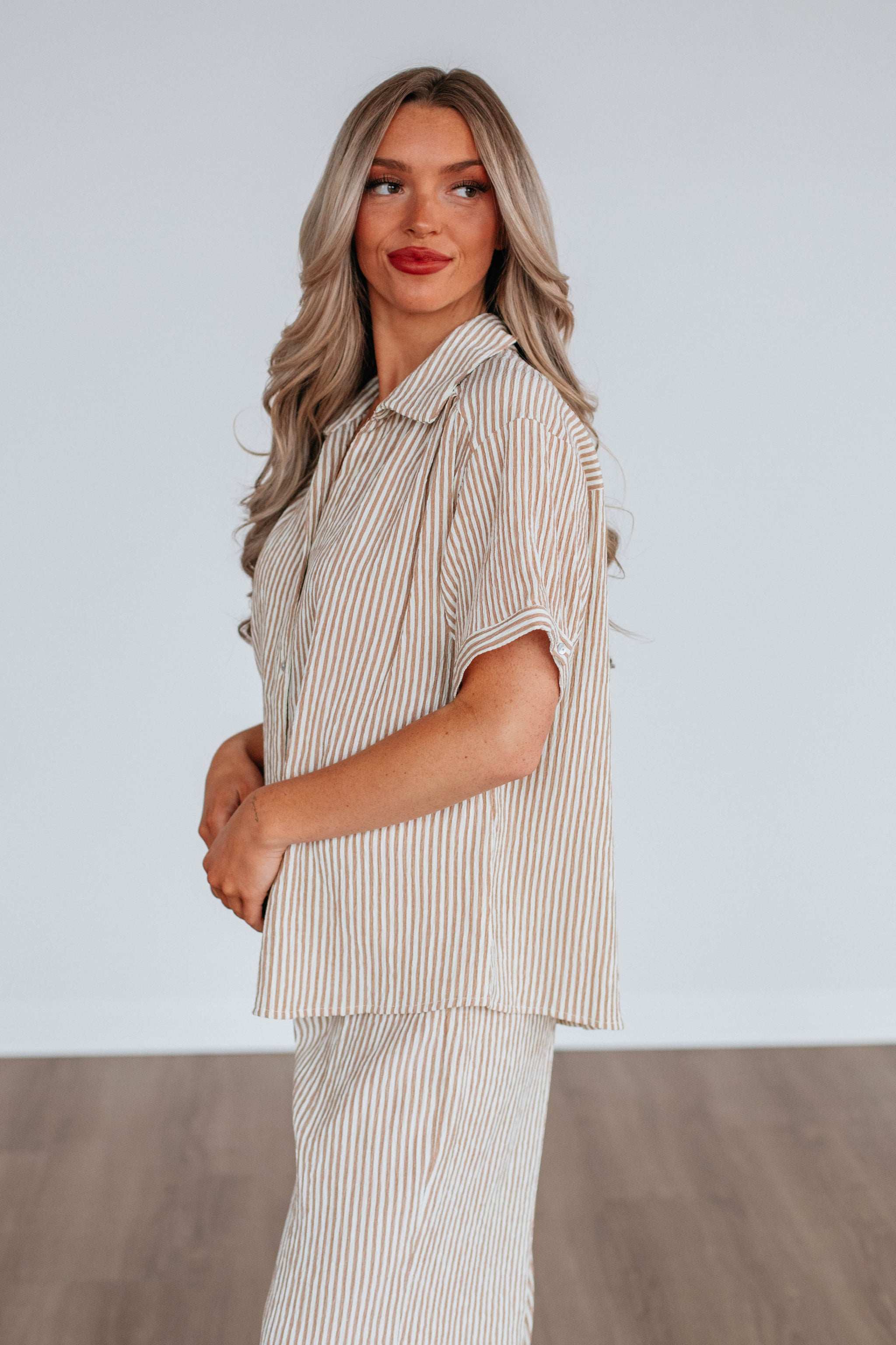 Calliope Two-Piece Set - Tan Mix