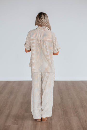 Calliope Two-Piece Set - Tan Mix