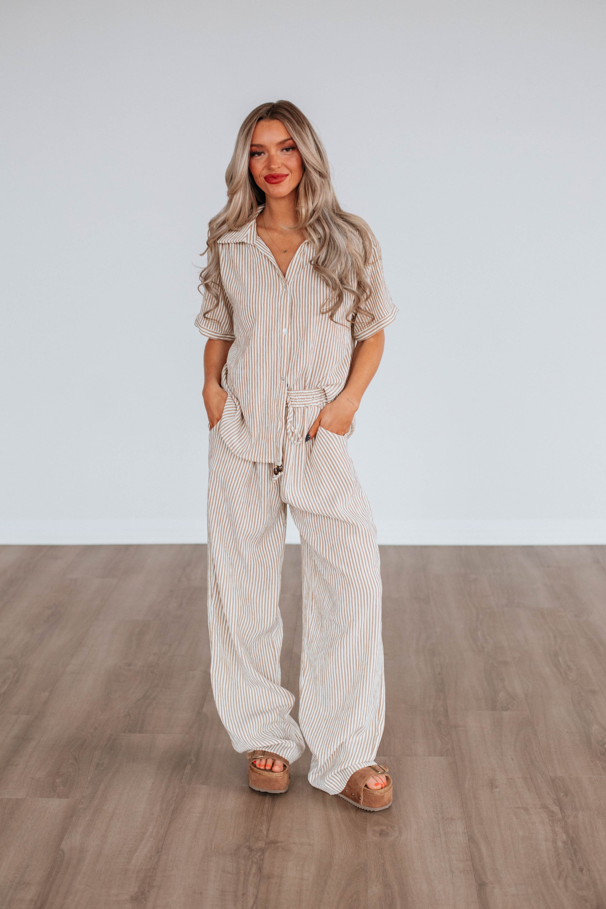 Calliope Two-Piece Set - Tan Mix
