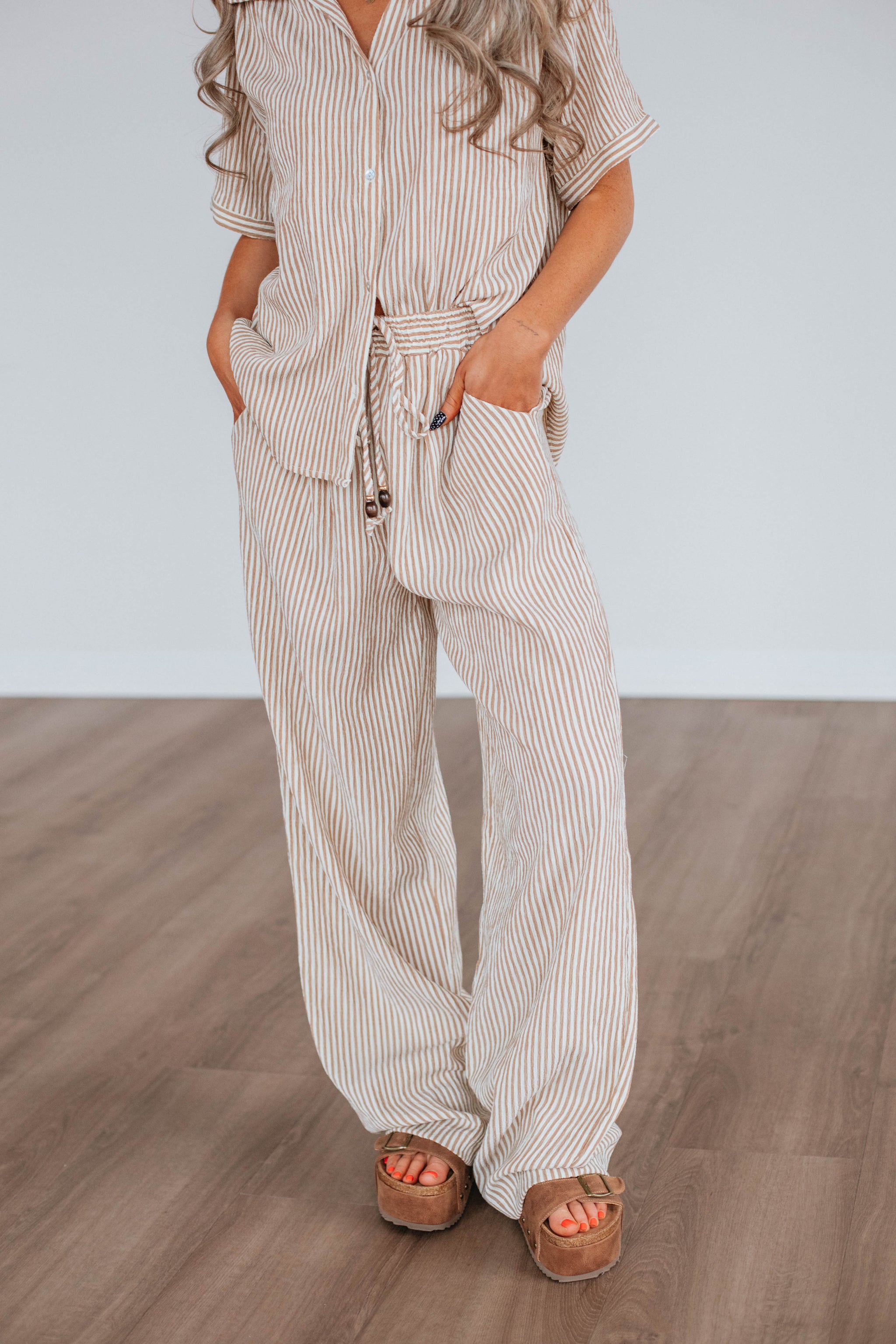 Calliope Two-Piece Set - Tan Mix
