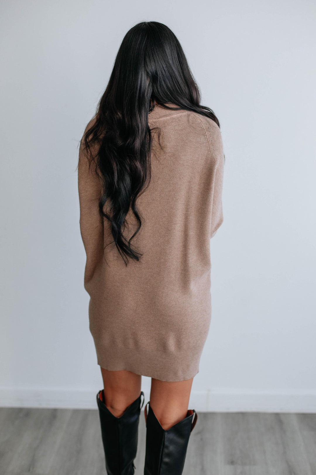 Carden Sweater Dress - Latte