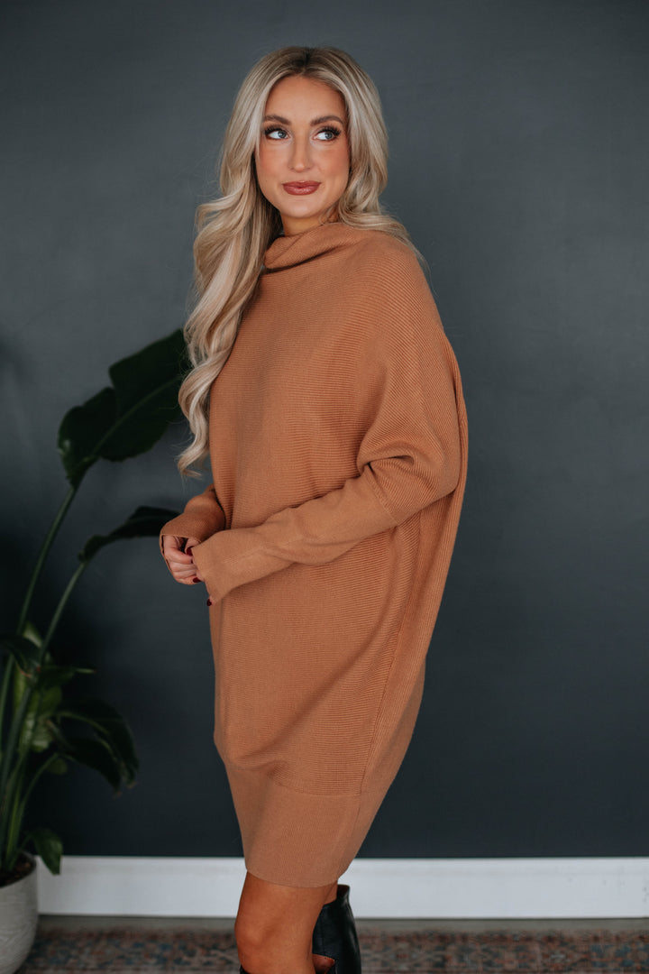 Carden Sweater Dress - Toast