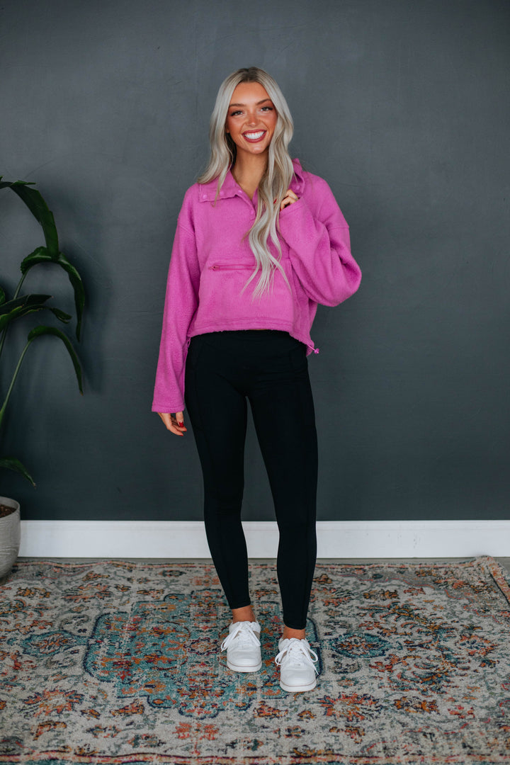 Cari Fleece Pullover - Taffy