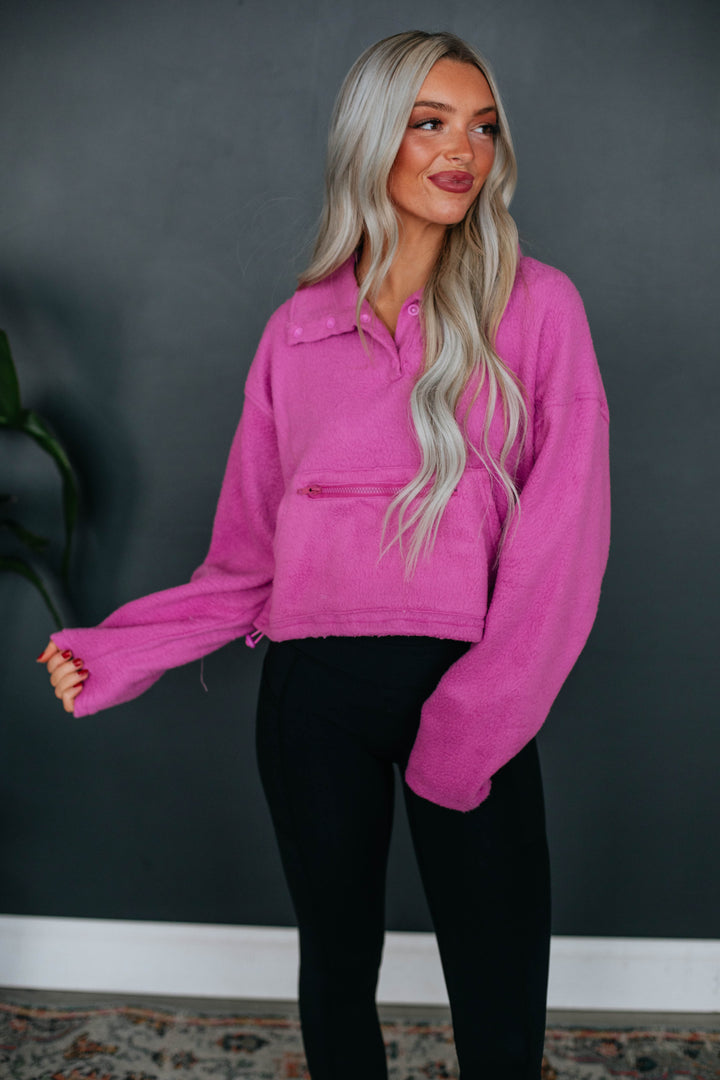 Cari Fleece Pullover - Taffy