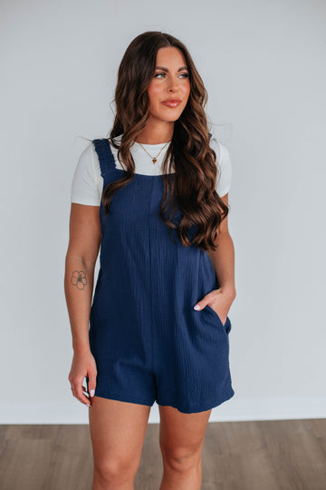 Chamberly Romper - Navy