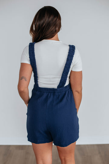 Chamberly Romper - Navy