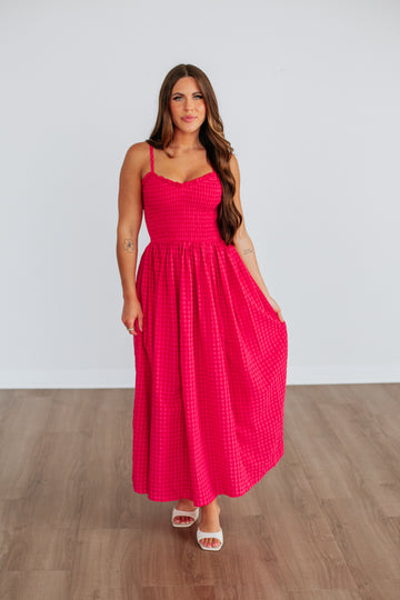 Krystina Gingham Dress