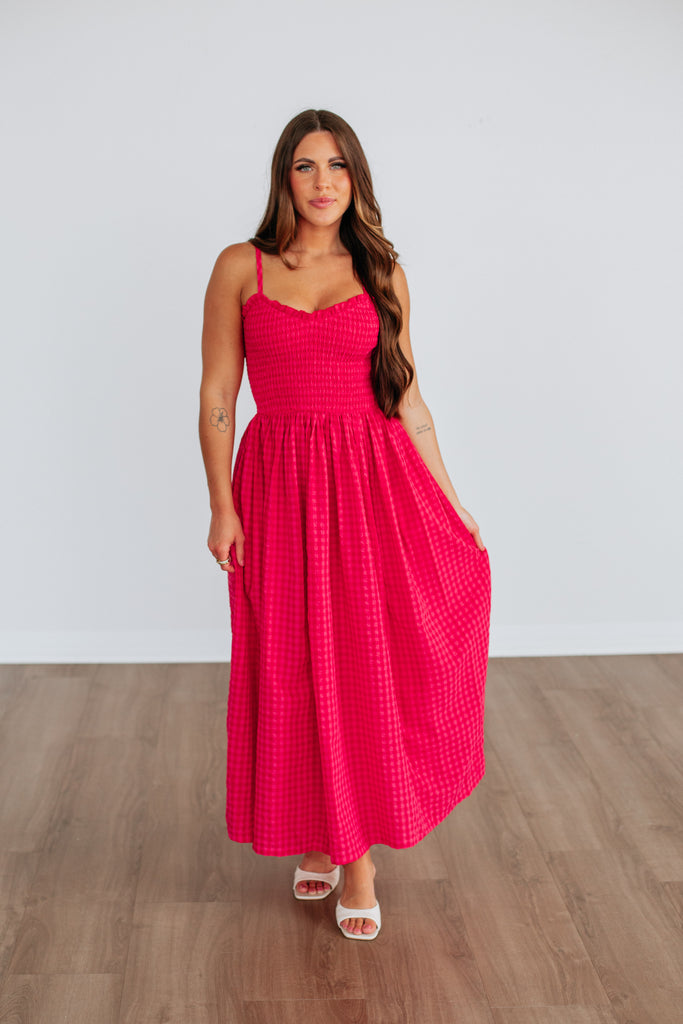 Krystina Gingham Dress