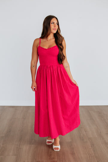 Krystina Gingham Dress