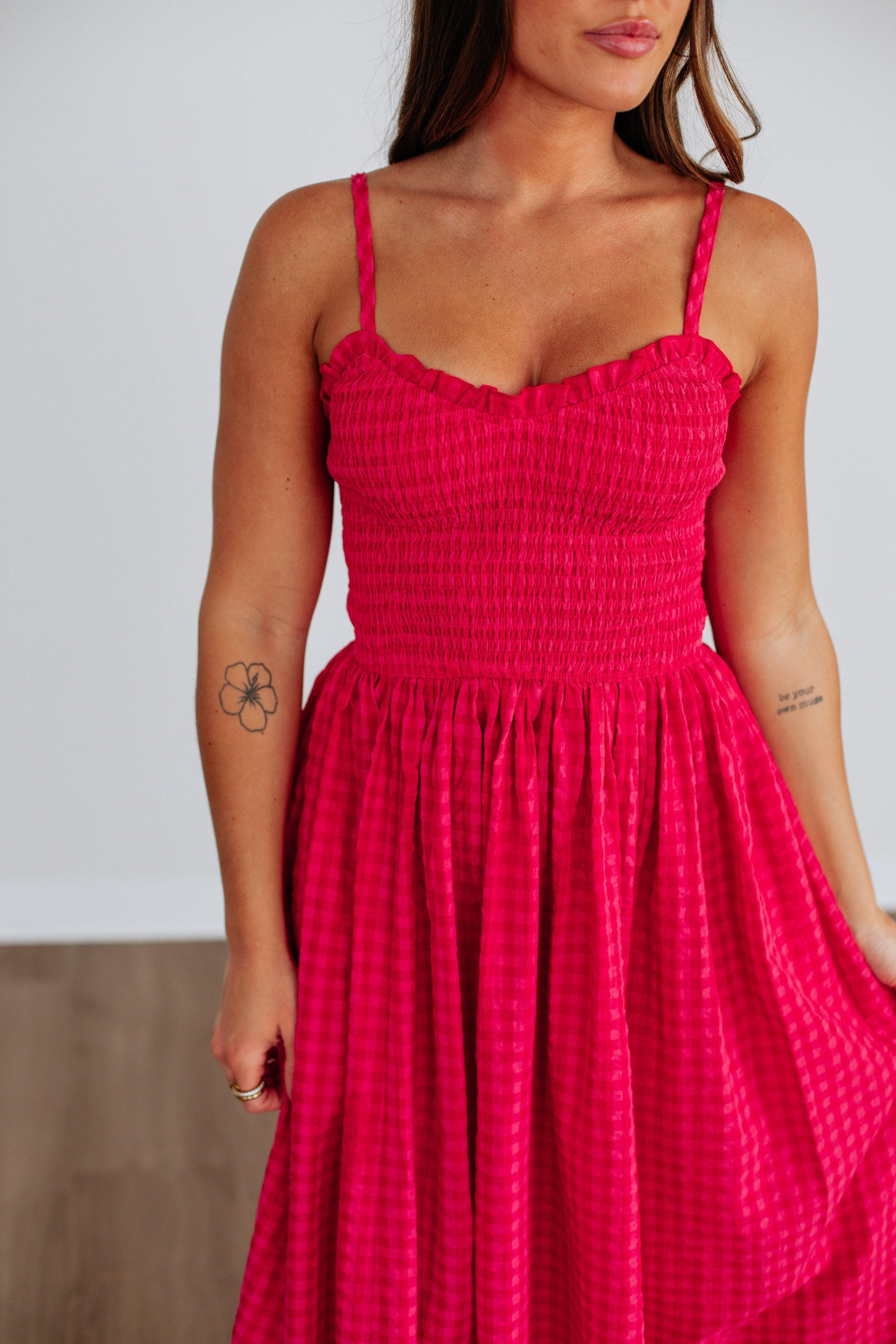 Krystina Gingham Dress