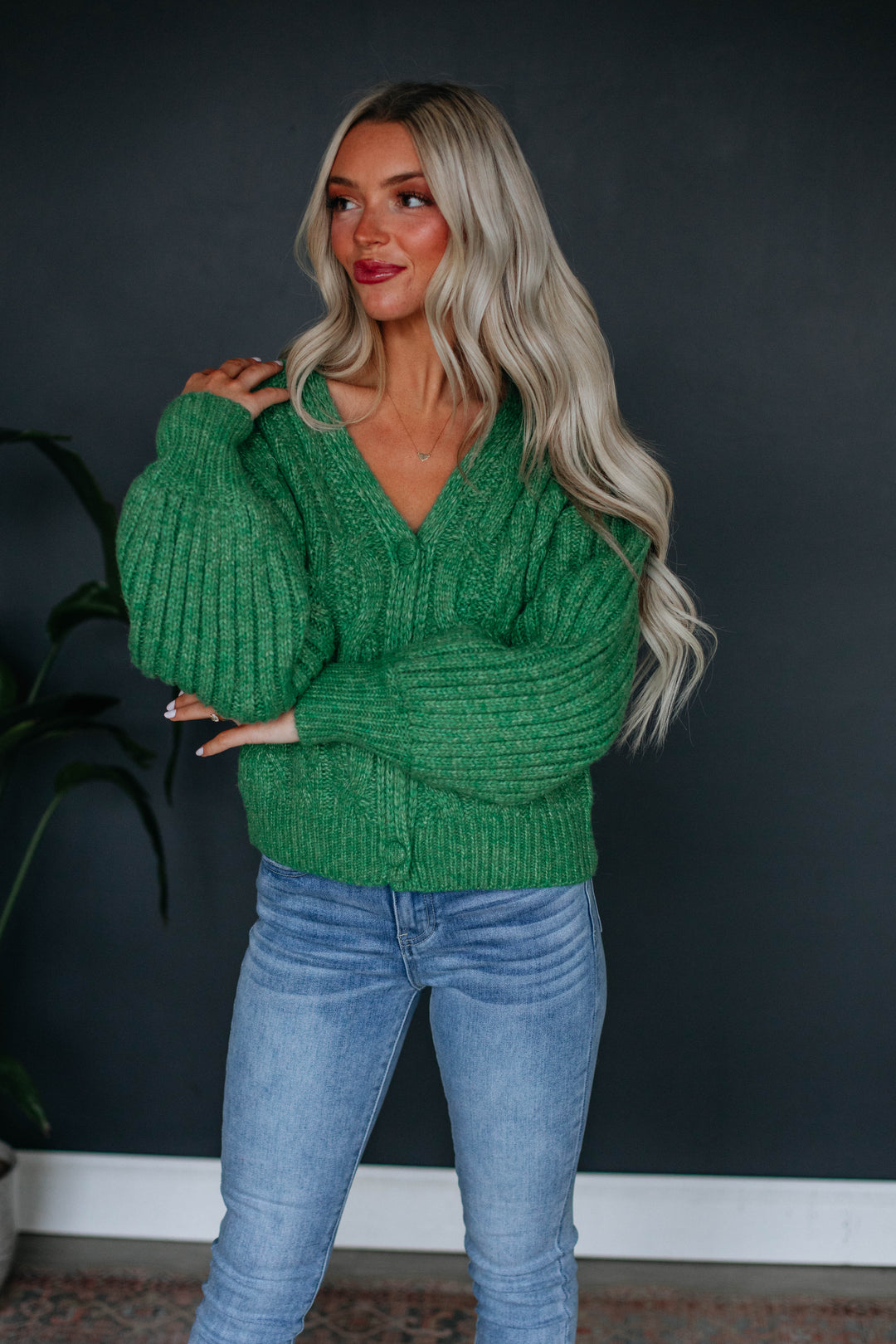 Clover Cable Knit Cardigan