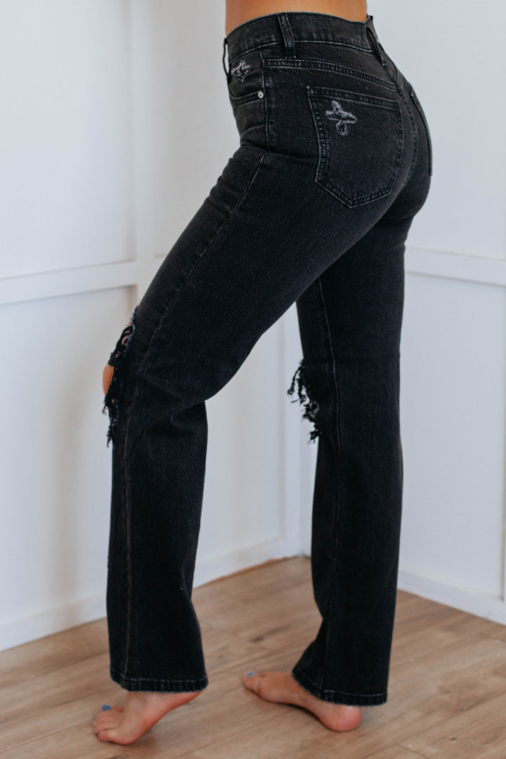 Codi 90's Eunina Dad Jeans - Black Wash