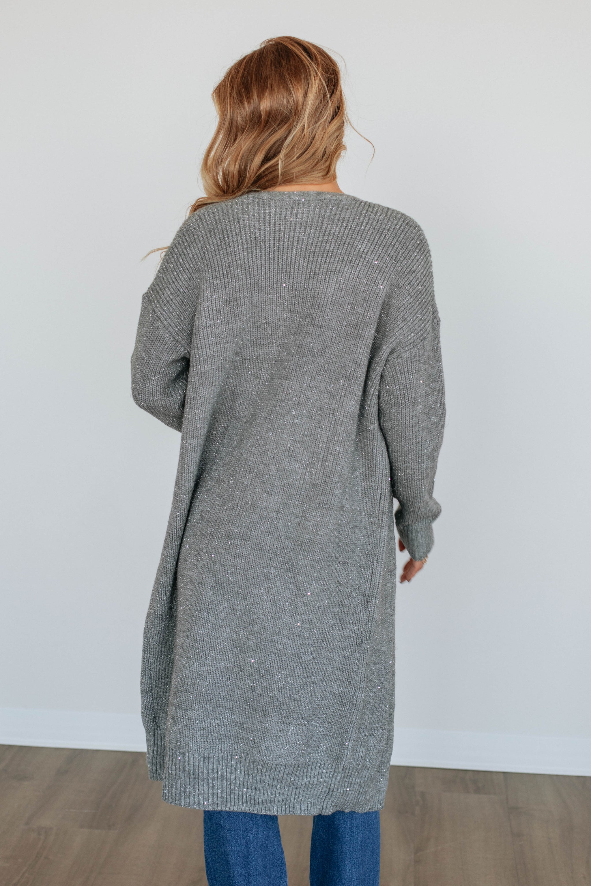 Confident & Classy Cardigan - Heather Grey