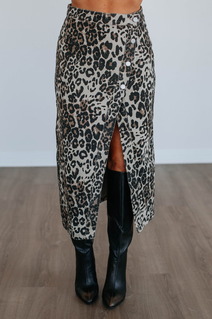 品質検査済 Leopard - Set Denim Crosby – Boutique Oak Wild ハンドバッグ