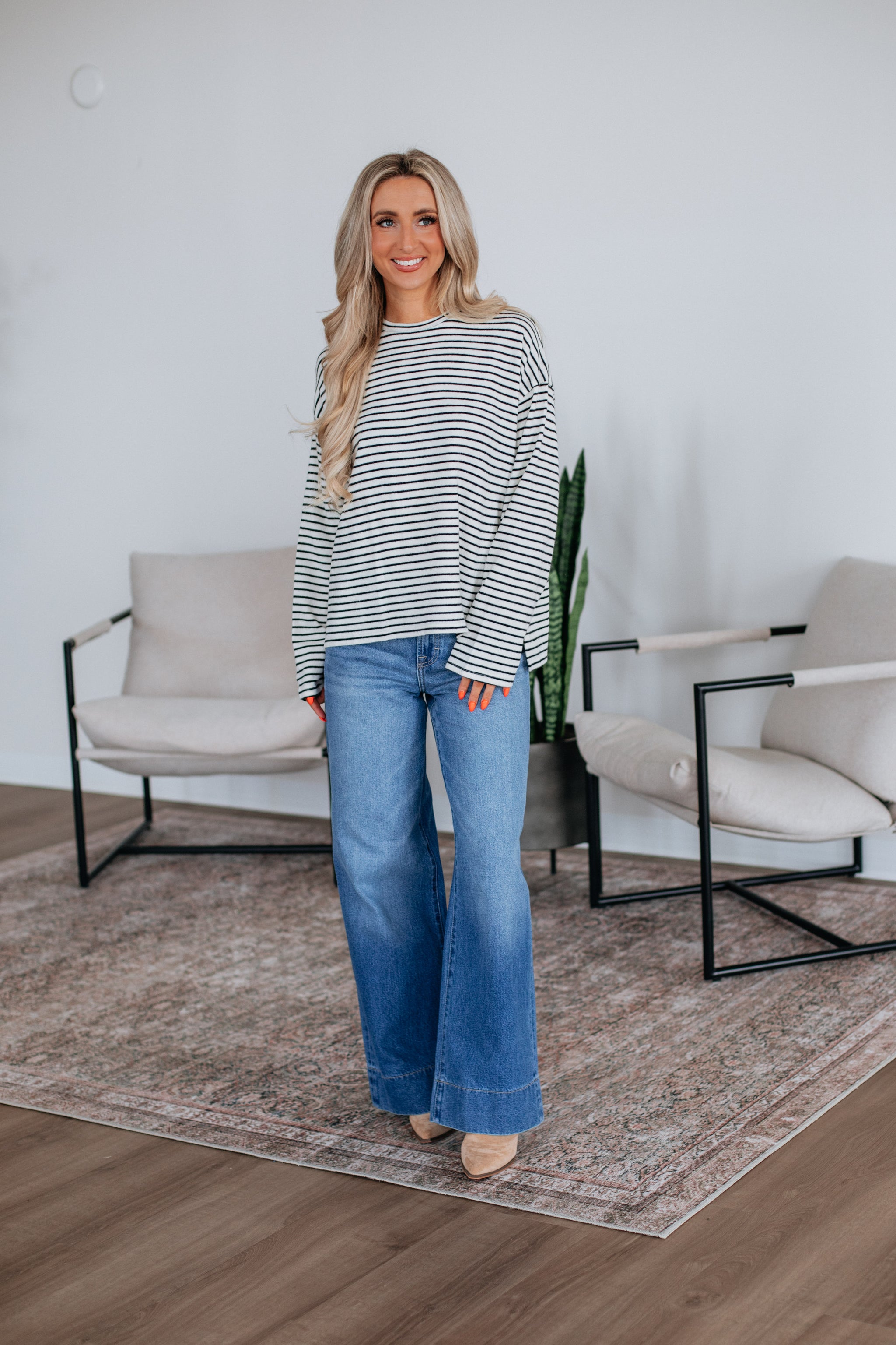 Bowden Striped Top
