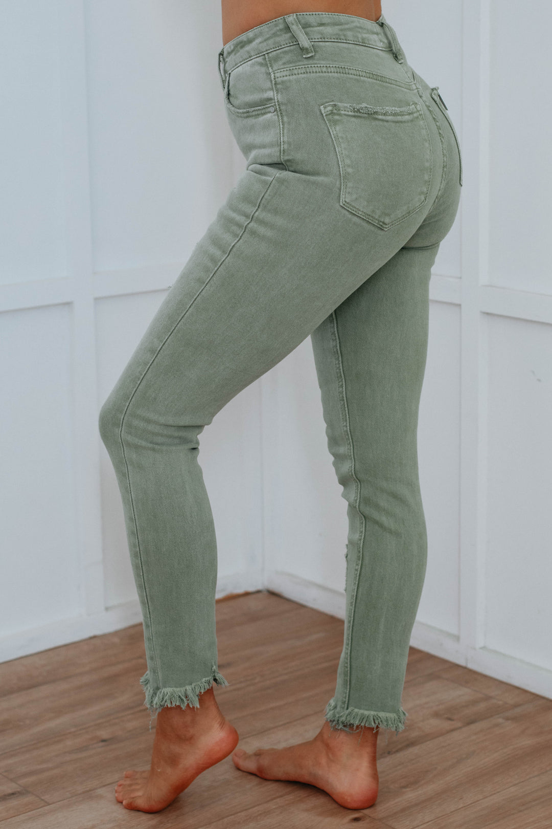 Daisie Risen Jeans - Olive