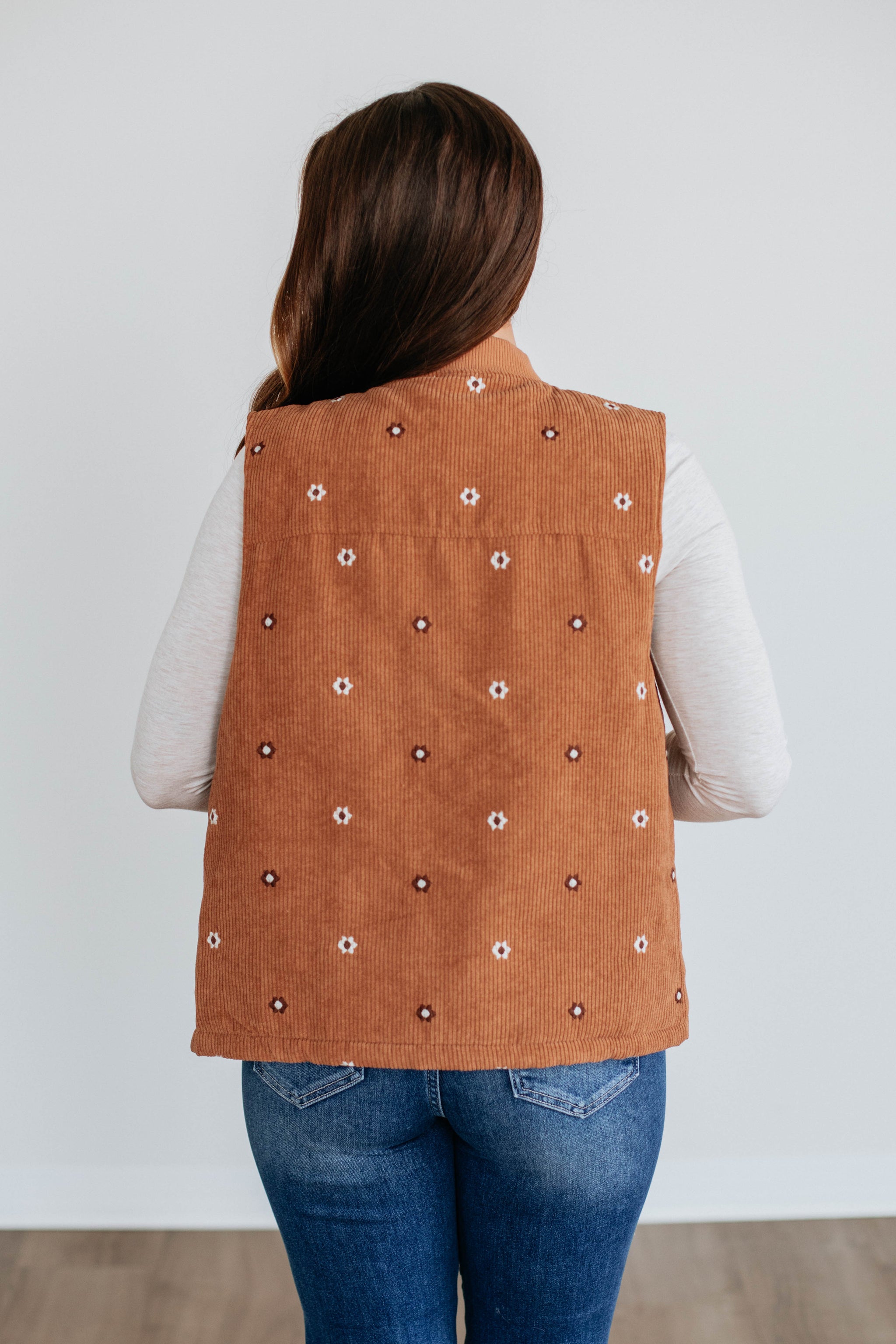 Daisy Corduroy Vest