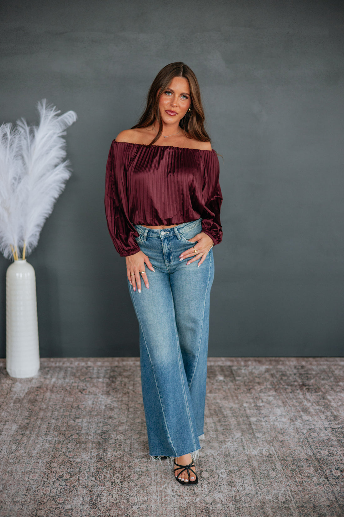 Emersyn Satin Top