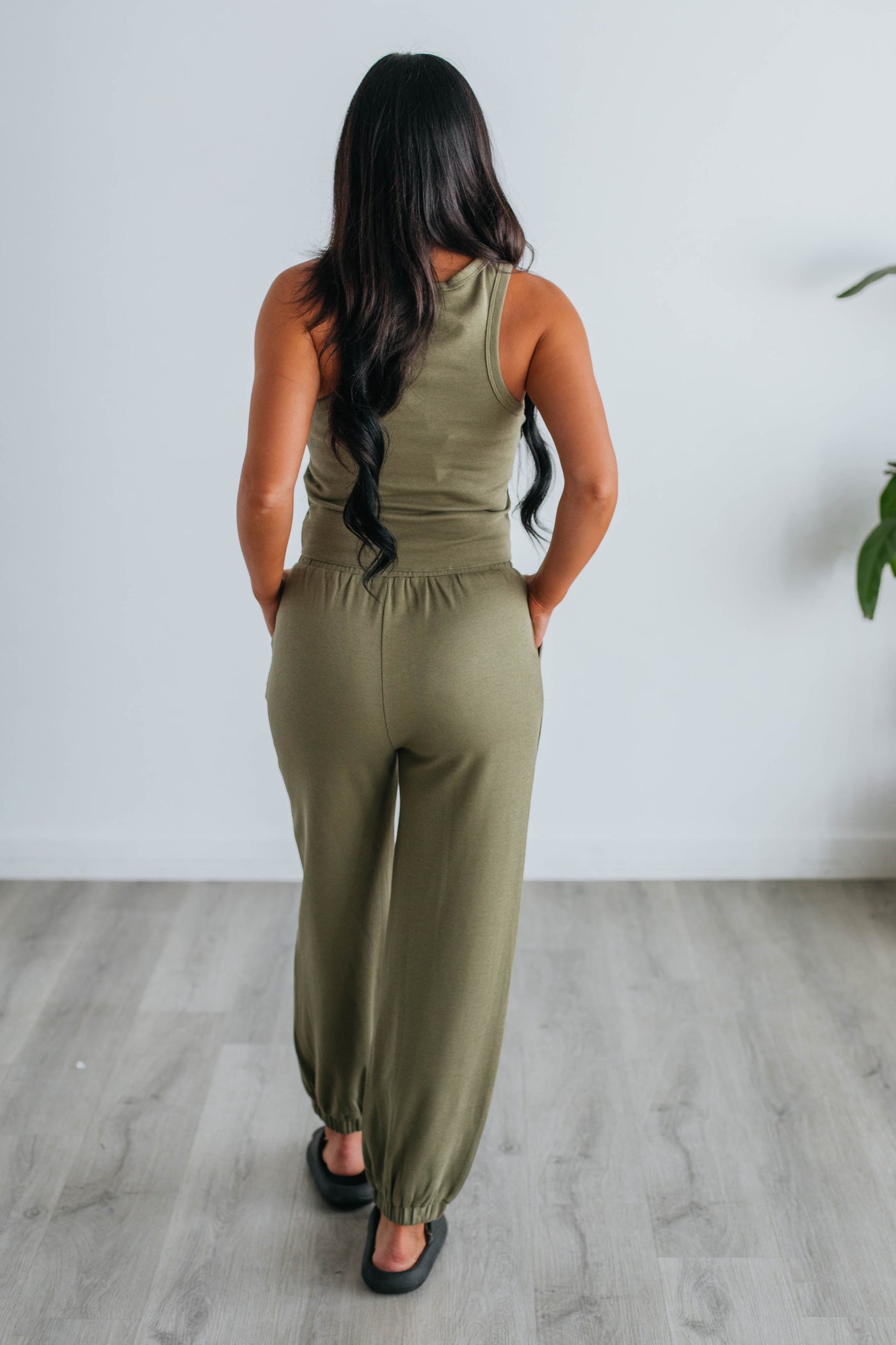 Dax Two-Piece Lounge Set - Olive