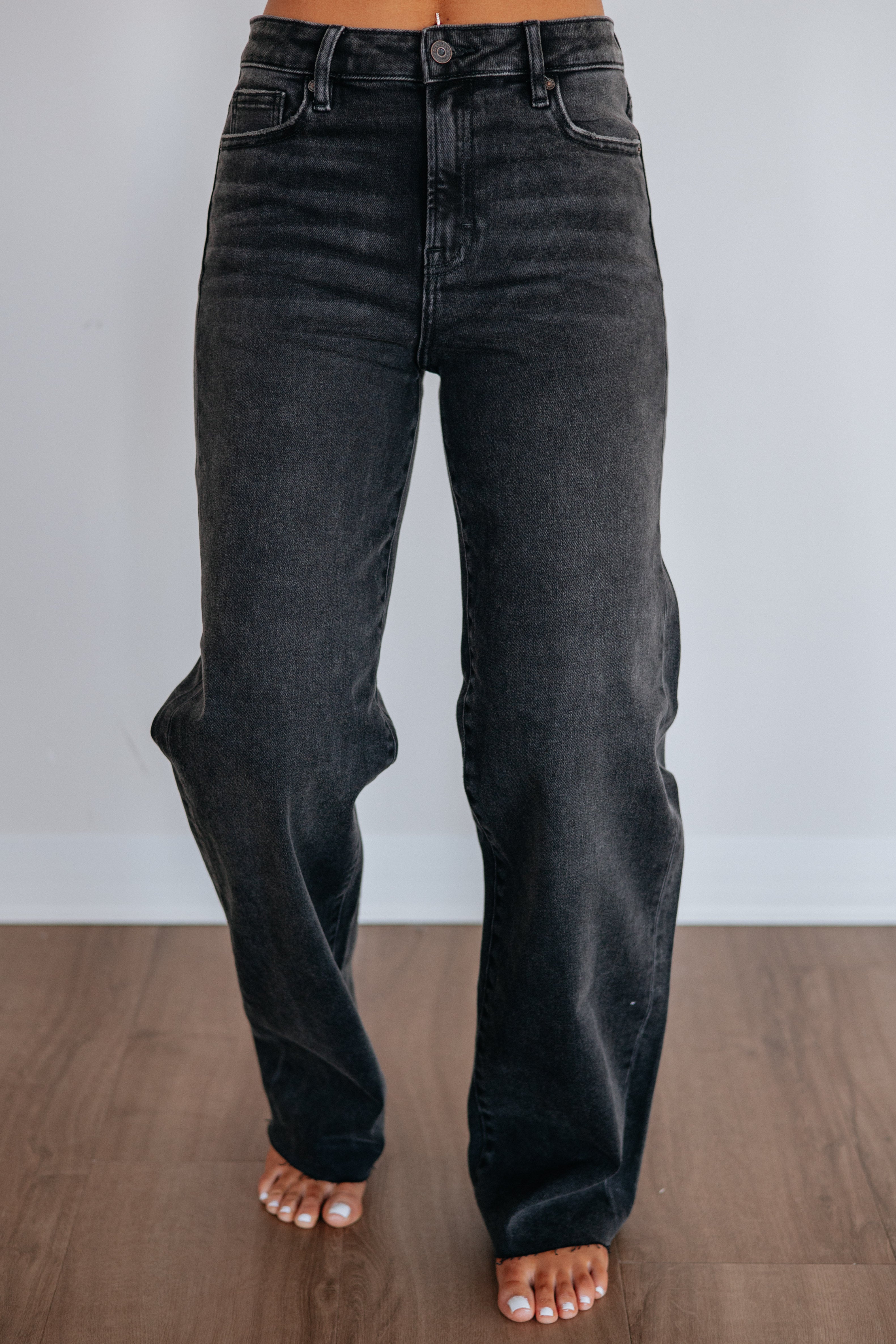 Logan Hidden Jeans - Vintage Black – Wild Oak Boutique
