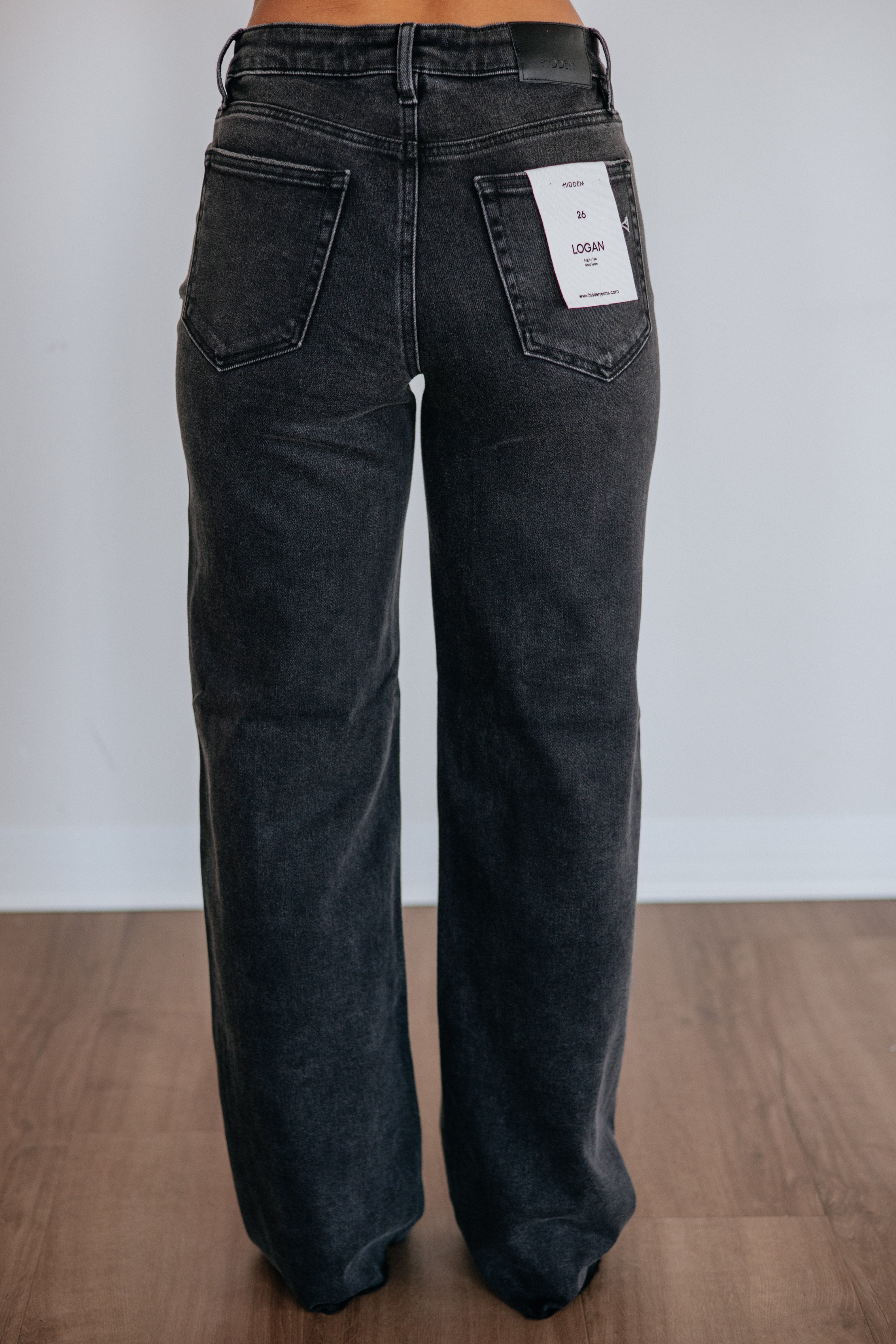 Logan Hidden Jeans - Vintage Black – Wild Oak Boutique