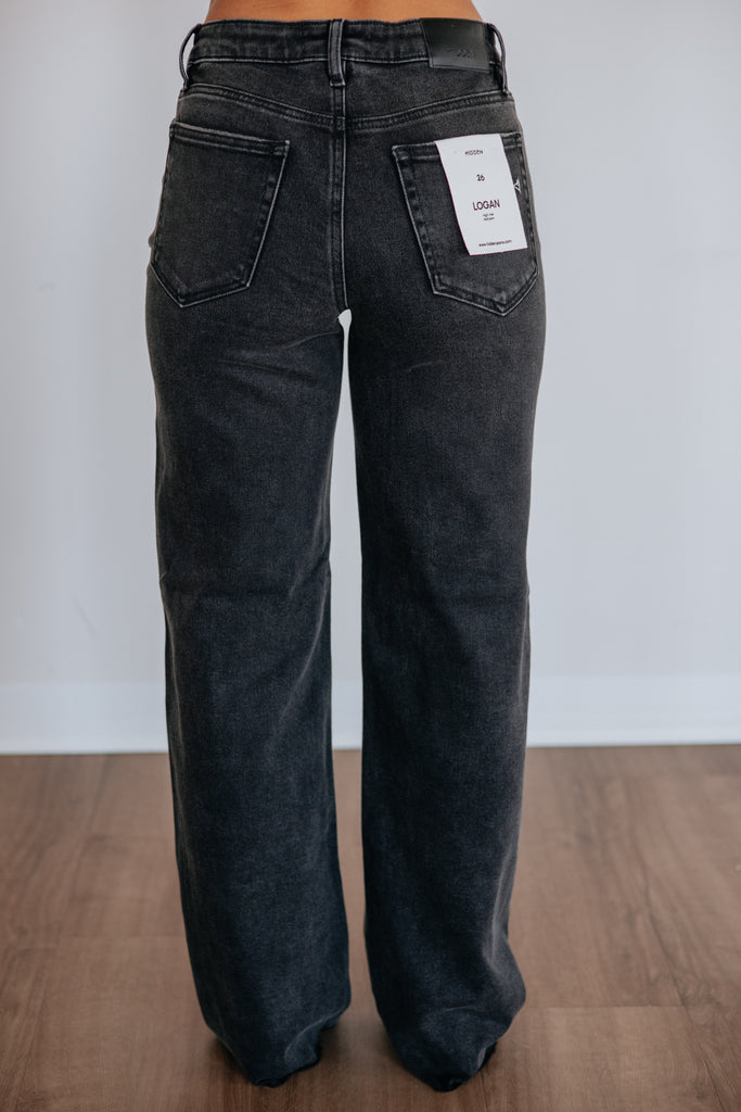 Logan Hidden Jeans - Vintage Black – Wild Oak Boutique
