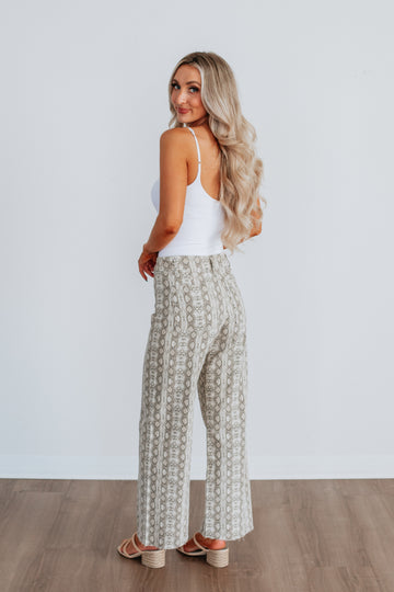 Scale Back Wide Leg Pants
