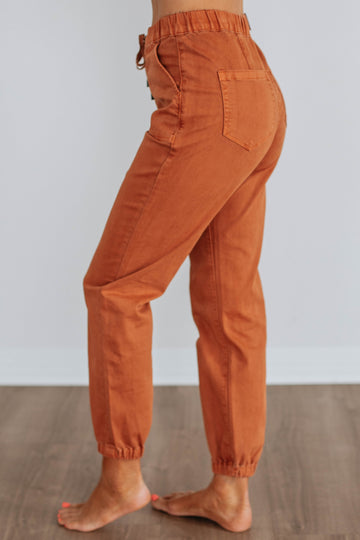 Drea Mica Joggers - Cinnamon