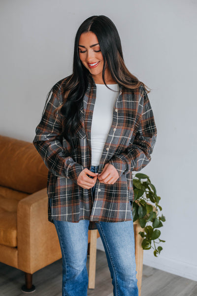 Duvall Flannel - Grey Mix