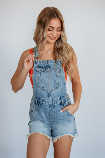 Dylan Hidden Short Overalls - Easygoing