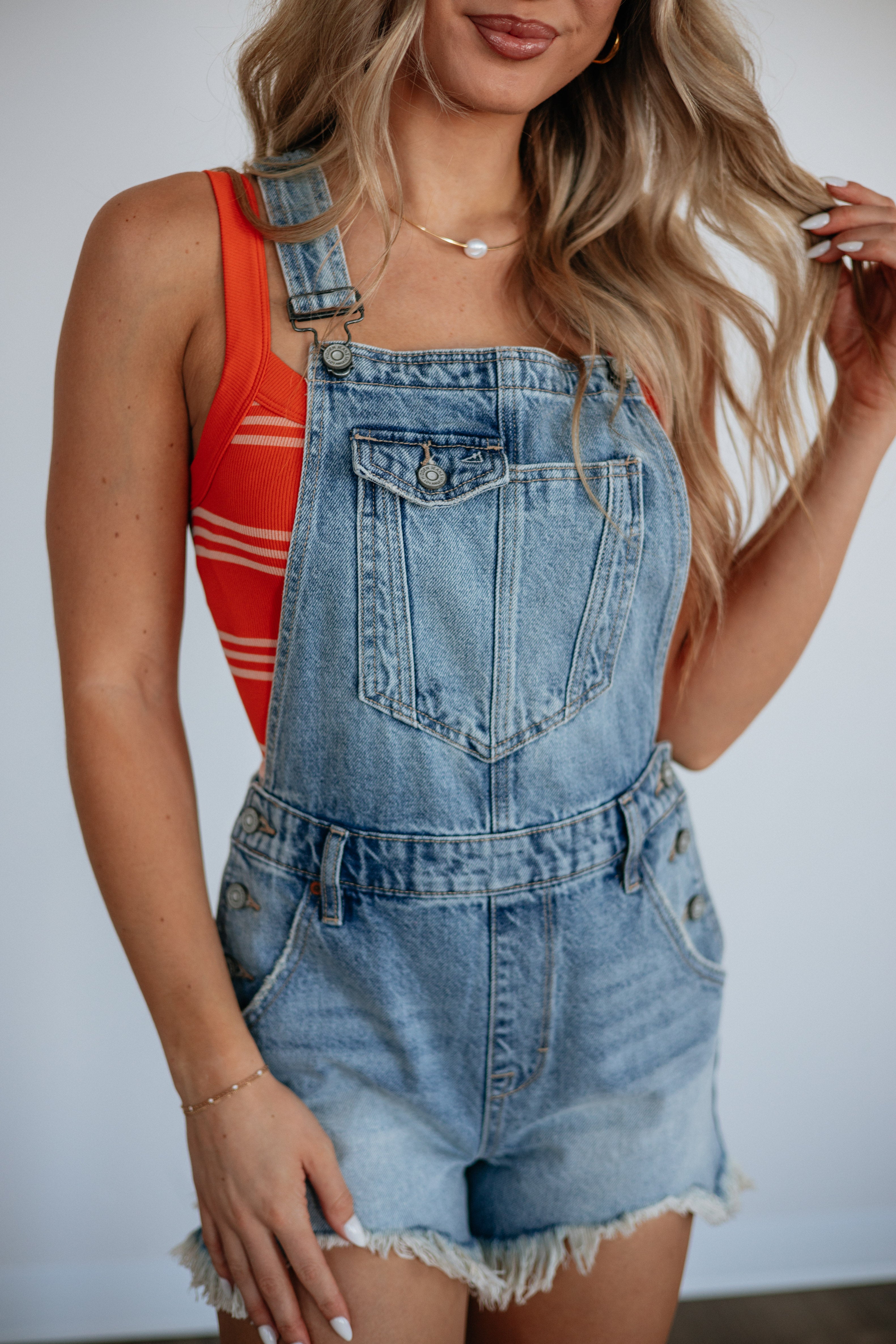 Dylan Hidden Short Overalls - Easygoing