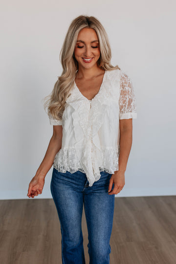 Marienne Peplum Blouse