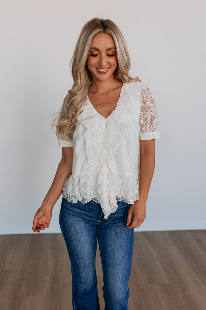 Marienne Peplum Blouse