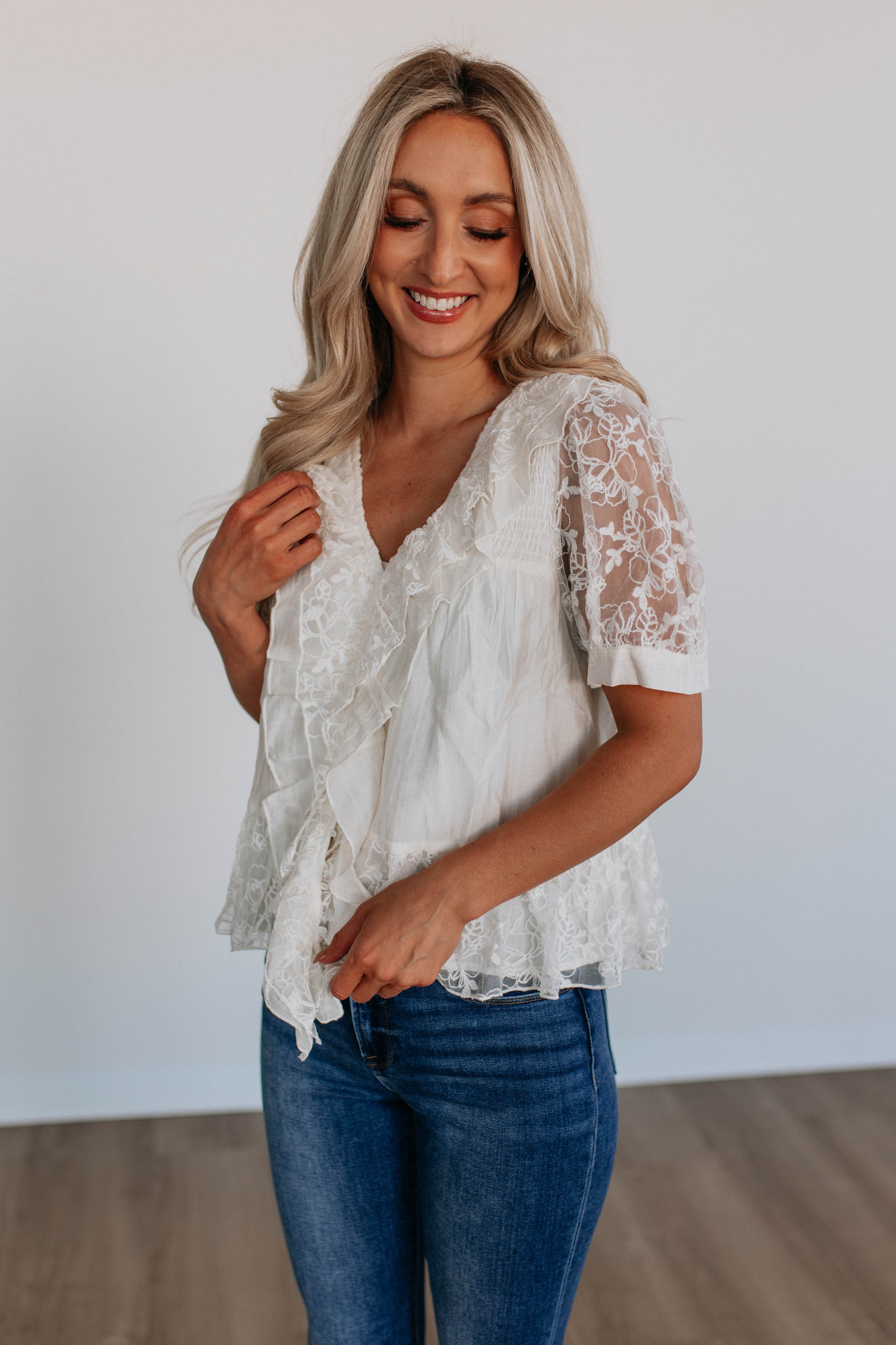 Marienne Peplum Blouse