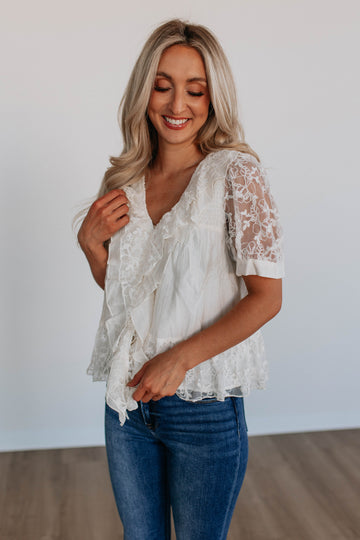 Marienne Peplum Blouse
