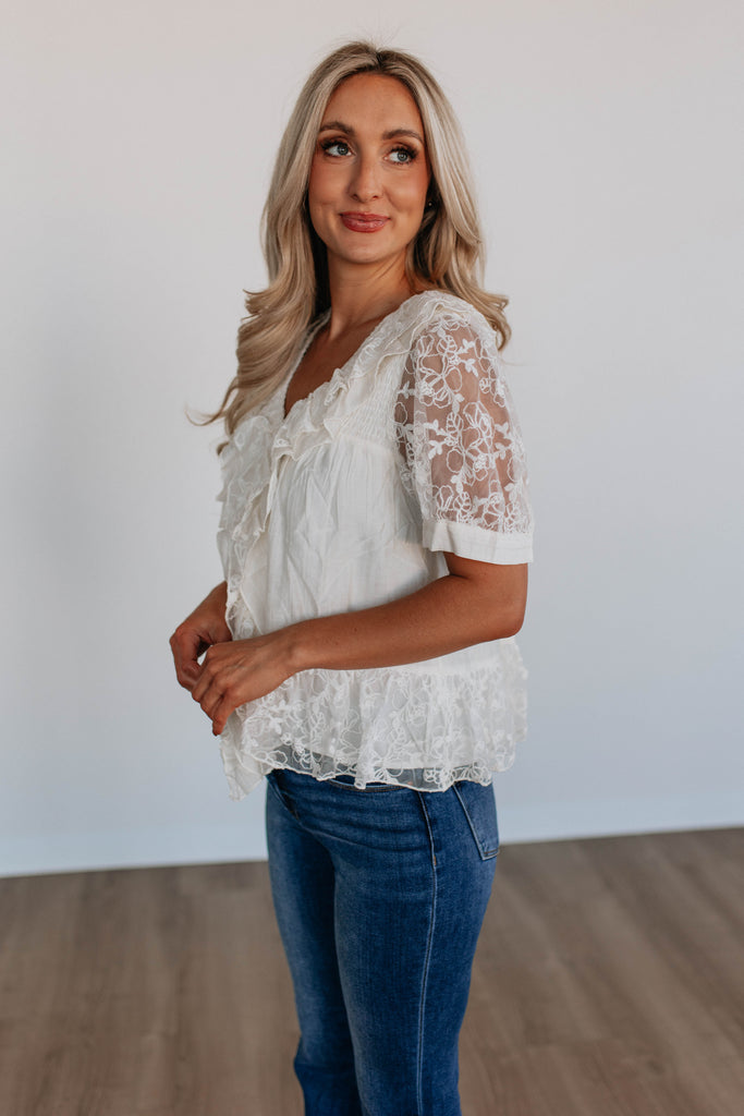 Marienne Peplum Blouse