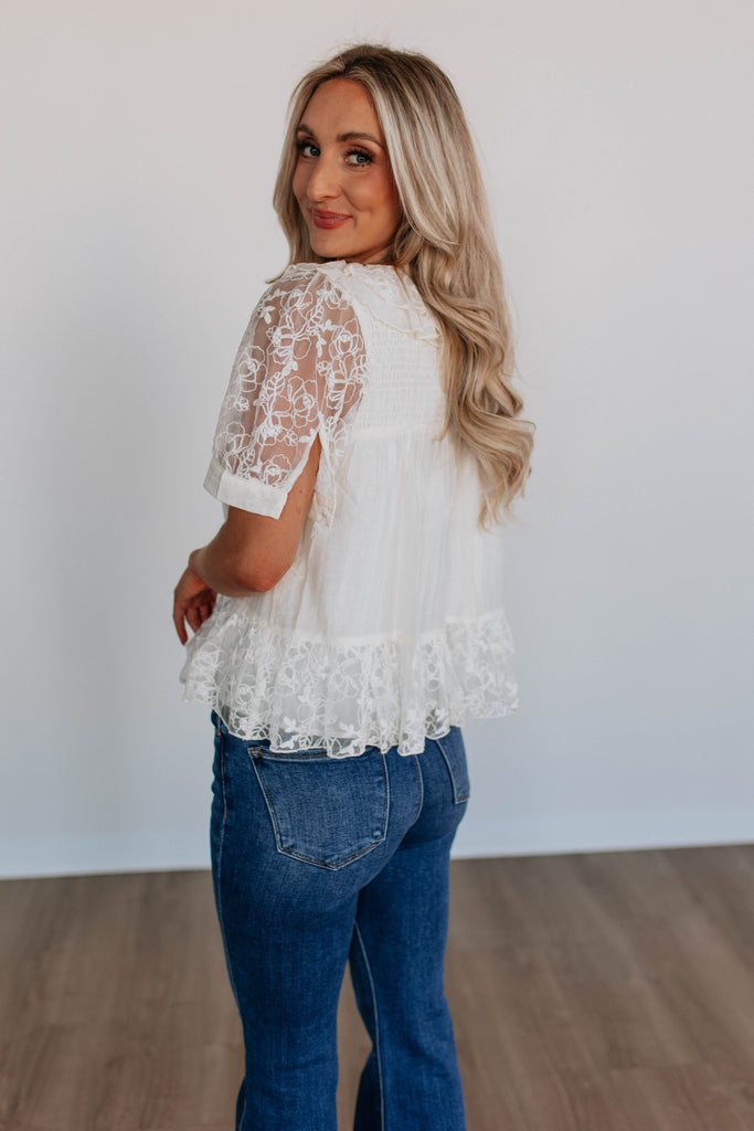 Marienne Peplum Blouse