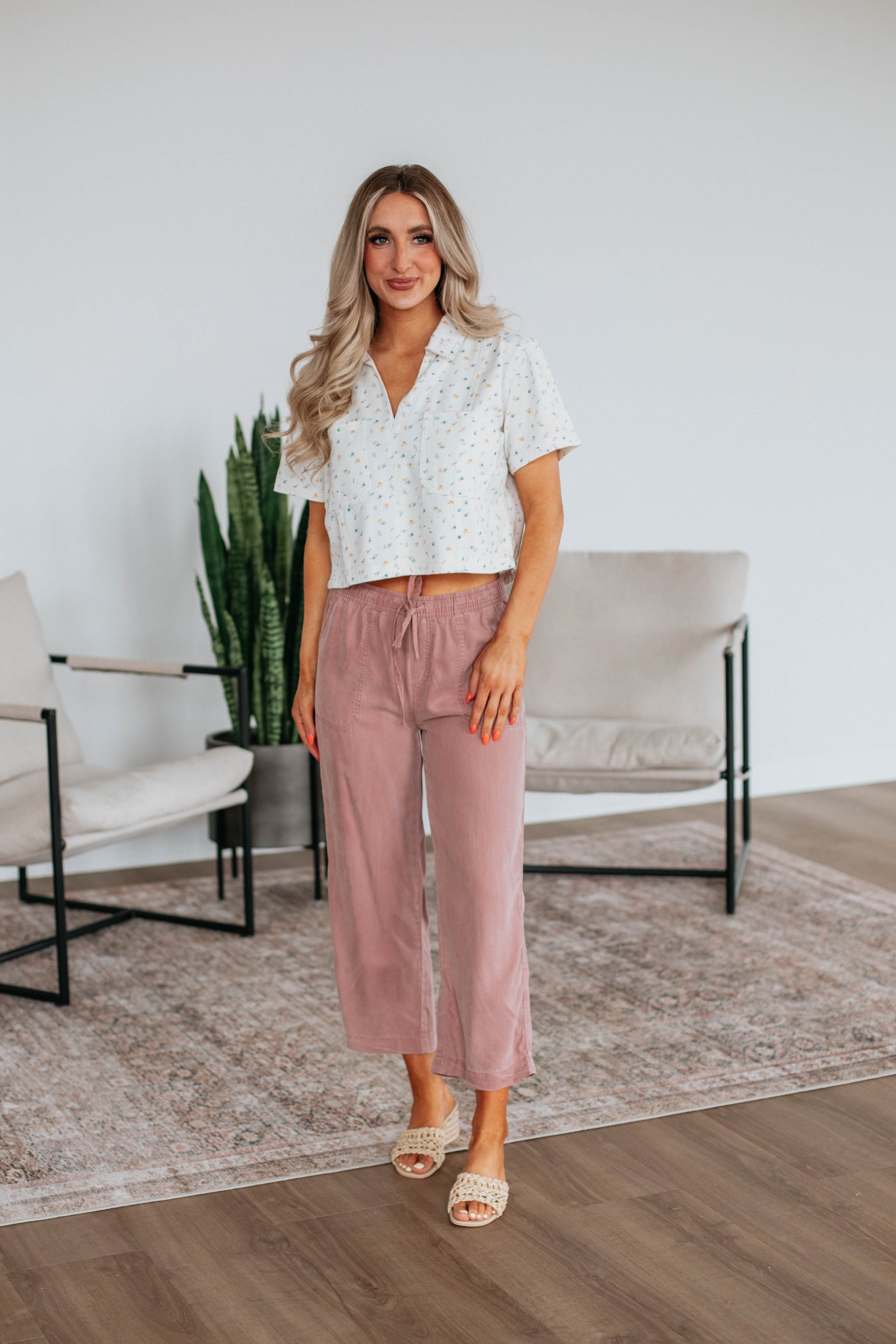 Duncan Casual Pants - Mauve