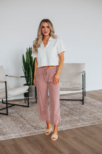 Duncan Casual Pants - Mauve