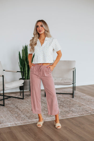 Duncan Casual Pants - Mauve
