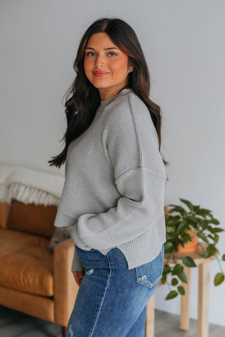 Embrie Sweater - Heather Grey