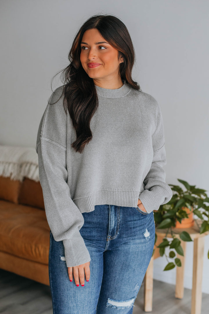 Embrie Sweater - Heather Grey