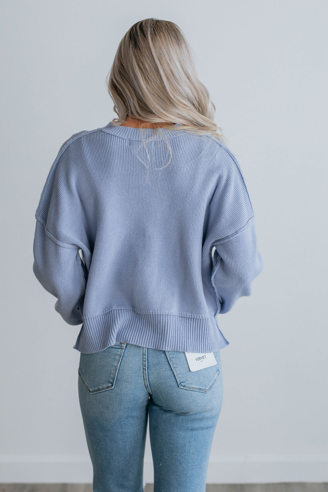 Embrie Sweater - Powder Blue