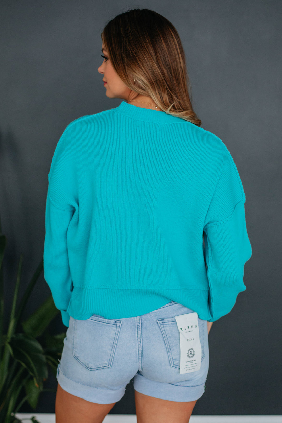 Embrie Sweater - Turquoise