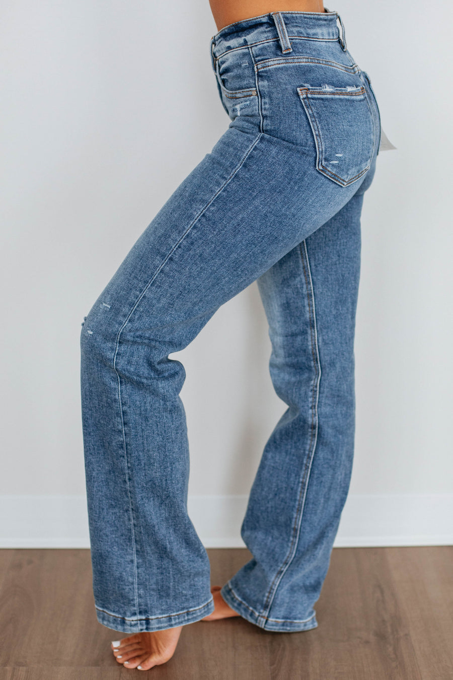 RISEN Full Size Emily High Rise Relaxed Jeans