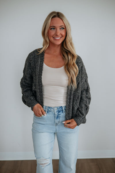 Edith Cable Knit Cardigan – Wild Oak Boutique