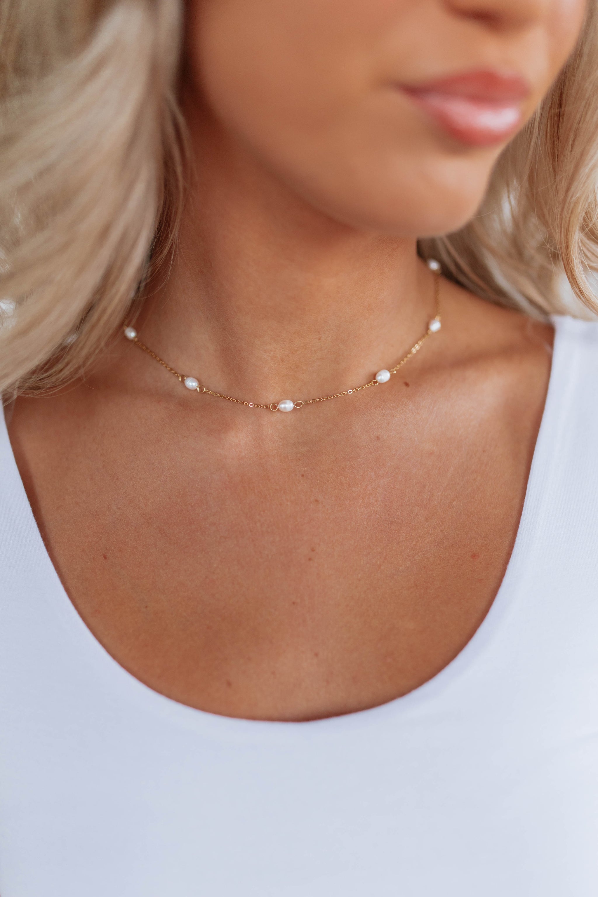 Evanna Pearl Necklace